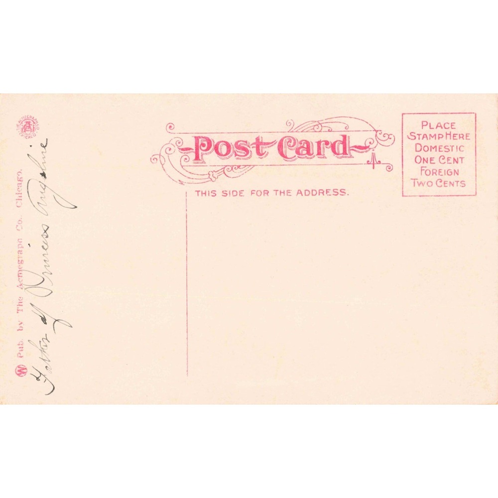 Vintage Chief Seattle Postcard Acme Grapho Chicago Father of Princess Angeline - Picture 2 of 2